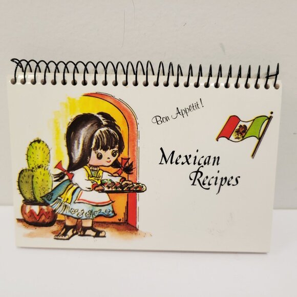 Mini Bon Appetit Mexican Recipes Spiral Bound Cookbook - Picture 1 of 5